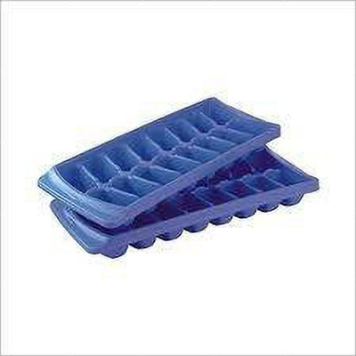 DCENTA Ice cube tray DC-40043 Blue Plastic Ice Cube Tray(Pack of2)