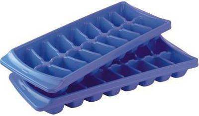 Sharry Ice Tray Multi Colour-5022 Blue Plastic Ice Cube Tray(Pack of2)