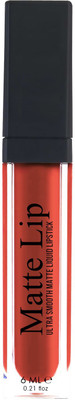 FLENGO Matte Lip Ultra Smooth Matte Liquid Lipstick(Shade-4, 6 ml)