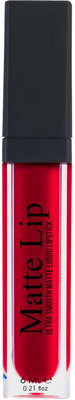 FLENGO Ultra Smooth Matte Liquid Lipstick 01(Hot Red, 6 ml)