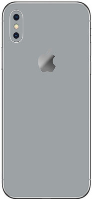Vcare GadGets Apple iPhone X/Xs Mobile Skin(Silver)