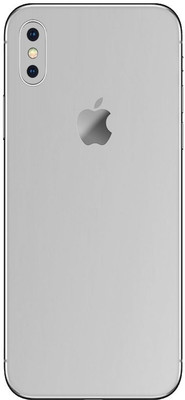 Vcare GadGets Apple iPhone X/Xs Mobile Skin(Silver)