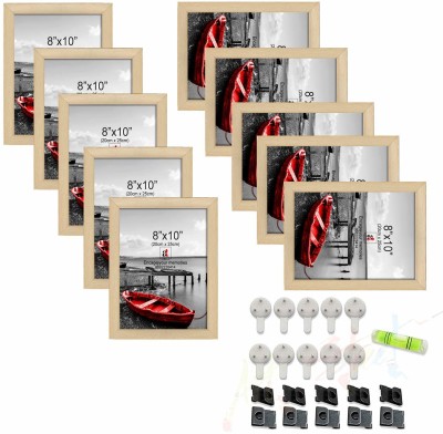 Art Street Wood Wall Photo Frame(Black, 10 Photo(s), 8x10 Inchs)