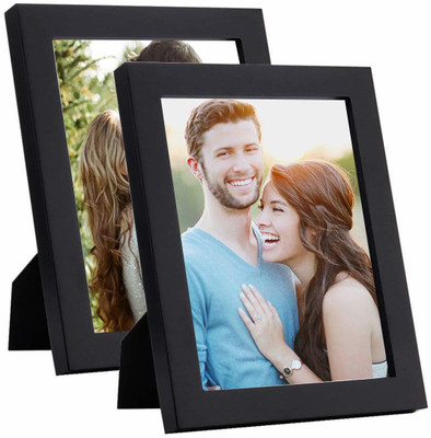 Art Street Wood Table Photo Frame(Black, 2 Photo(s), 4x6)