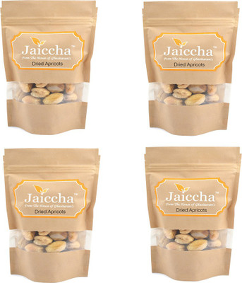 Jaiccha Dried Apricots (Khumani , Khurbani , Jardalu , Prunus) 800 gms Apricots(4 x 200 g)