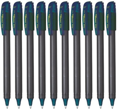 PENTEL Gel Ink Rollerball Pens Gel Pen(Pack of 10, Turquoise Blue)