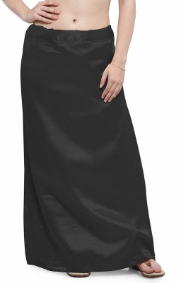 Palvit Fashion SATINPETTICOAT_Black_3 Satin Blend Petticoat(Free)