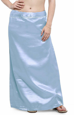 Disson SATINPETTICOAT_Sky Blue_41 Satin Blend Petticoat(Free)