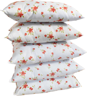 SANJU BROTHER LUXORY Microfibre Floral Sleeping Pillow Pack of 5(Multicolor)