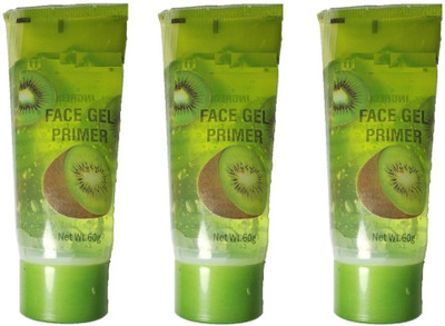 ShopCircuit Kiwi Waterproof Primer Make Up Base Pack of 3- 180g Primer  - 180 g(Green)