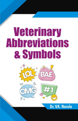 Veterinary Abbreviations & Symbols(Hardcover, Dr. V.K. Narula)