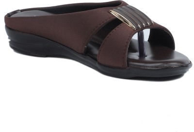 Walkfree Women Flats(Brown , 3)