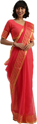 Divastri Printed Bollywood Art Silk Saree(Cream)