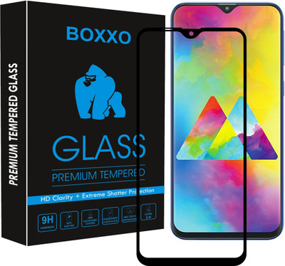 Boxxo Edge To Edge Tempered Glass for Samsung Galaxy M02s(Pack of 1)