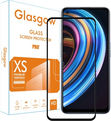 Glasgow Edge To Edge Tempered Glass for Realme X7(Pack of 1)