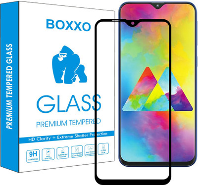 Boxxo Edge To Edge Tempered Glass for Samsung Galaxy M02s(Pack of 1)