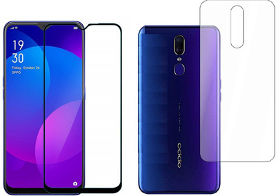 VOSKI Front and Back Tempered Glass for Oppo F11(Pack of 2)