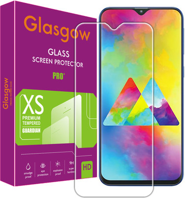 Glasgow Tempered Glass Guard for Samsung Galaxy M20, Samsung Galaxy A10(Pack of 1)