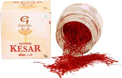 Gmore Kashmiri Saffron / Kesar - Premium Grade - A1++ - Mongra - (1 g)