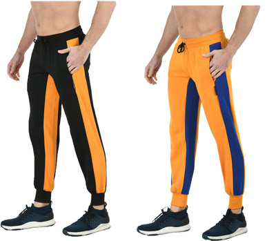 Indistar Striped Men Multicolor Track Pants
