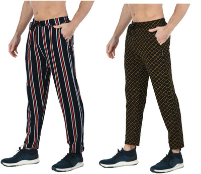 IndiWeaves Checkered Men Multicolor Track Pants
