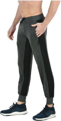 Indistar Striped Men Grey Track Pants