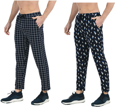 IndiWeaves Checkered Men Multicolor Track Pants