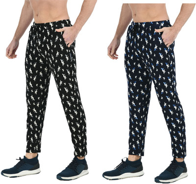 Indistar Printed Men Multicolor Track Pants