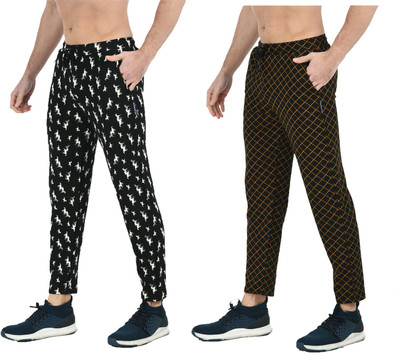 IndiWeaves Checkered Men Multicolor Track Pants