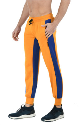KAYU Striped Men Yellow Track Pants