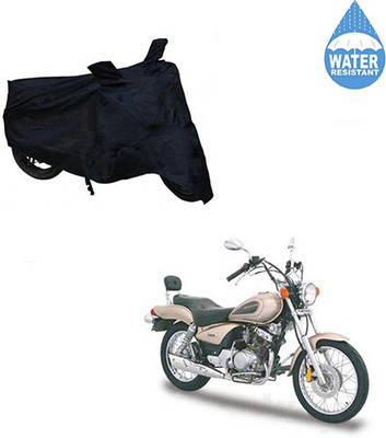 SRENTERPRISES Two Wheeler Cover for Yamaha(Enticer, Black)