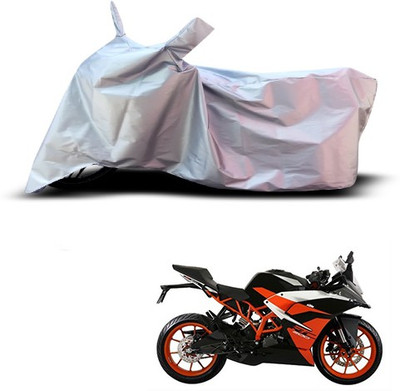 THE REAL ARV Waterproof Two Wheeler Cover for KTM(RC 390, Silver)