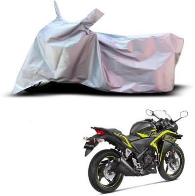 THE REAL ARV Waterproof Two Wheeler Cover for Honda(CBR 250R, Silver)