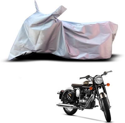 THE REAL ARV Waterproof Two Wheeler Cover for Royal Enfield(Classic 500, Multicolor)