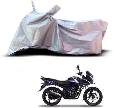 THE REAL ARV Waterproof Two Wheeler Cover for Bajaj(Discover 150 f, Silver)