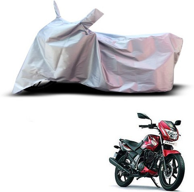THE REAL ARV Waterproof Two Wheeler Cover for TVS(Flame, Silver)