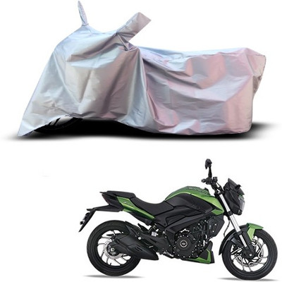 Gavya Waterproof Two Wheeler Cover for Bajaj(Dominar, Silver)