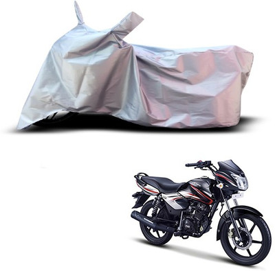 THE REAL ARV Waterproof Two Wheeler Cover for TVS(Phoenix 125, Silver)