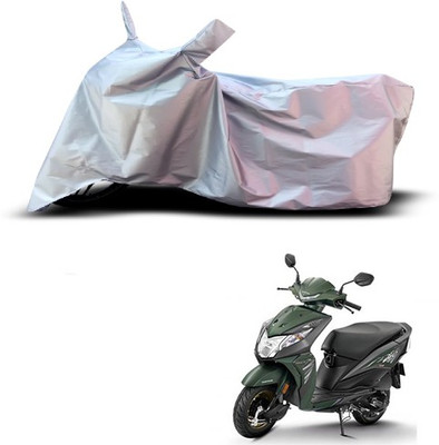 THE REAL ARV Waterproof Two Wheeler Cover for Honda(Deo, Silver)