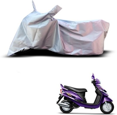 THE REAL ARV Waterproof Two Wheeler Cover for Mahindra(Rodeo RZ, Silver)