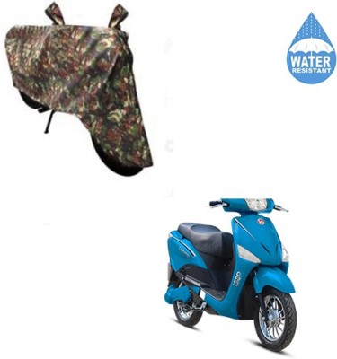 SRENTERPRISES Two Wheeler Cover for Hero(Electric Optima, Multicolor)