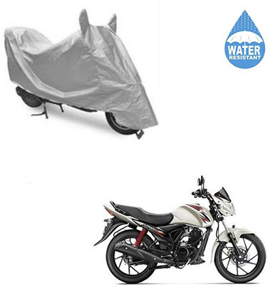 SRENTERPRISES Two Wheeler Cover for Suzuki(Sling Shot, Silver)