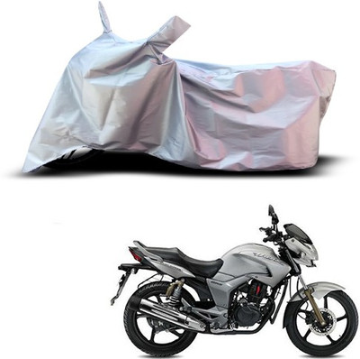THE REAL ARV Waterproof Two Wheeler Cover for Hero(Hunk, Silver)