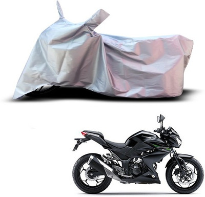 THE REAL ARV Waterproof Two Wheeler Cover for Kawasaki(Z250, Multicolor)