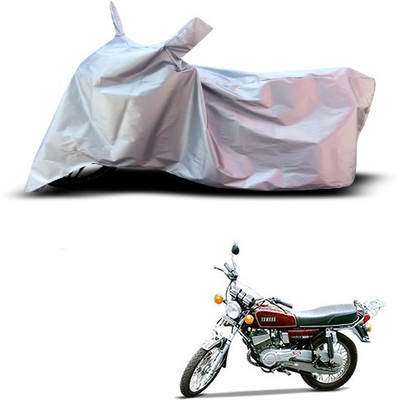 THE REAL ARV Waterproof Two Wheeler Cover for Yamaha(RX 100, Silver)