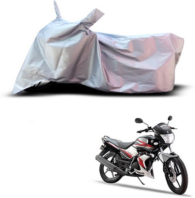 THE REAL ARV Waterproof Two Wheeler Cover for Yamaha(SS 125, Silver)