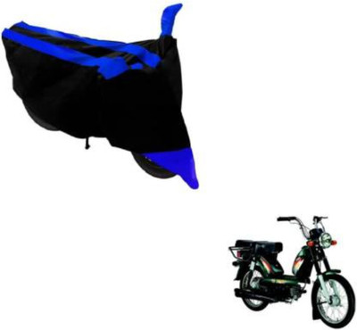 eero Waterproof Two Wheeler Cover for Universal For Bike(Black, Blue)