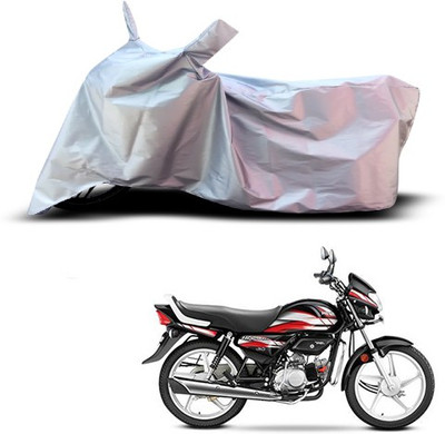 THE REAL ARV Waterproof Two Wheeler Cover for Hero(CD deluxe, Silver)