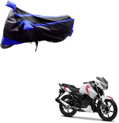 eero Waterproof Two Wheeler Cover for Universal For Bike(Apache RTR 160, Multicolor)