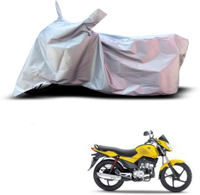 THE REAL ARV Waterproof Two Wheeler Cover for Mahindra(Stallio, Silver)